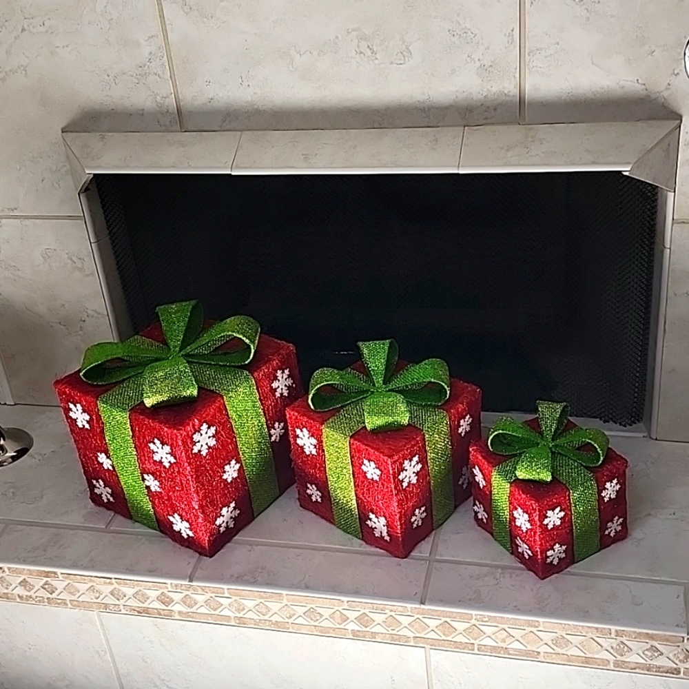 🎄 PIER 1 SISAL CHRISTMAS NESTING BOXES 🎄